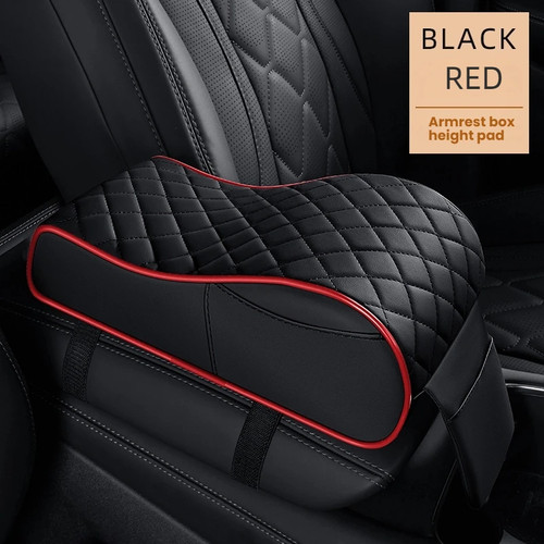 Curved leather car central - leather,